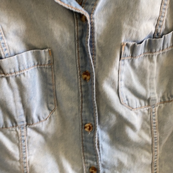 Lauren Conrad denim top - Picture 3 of 6